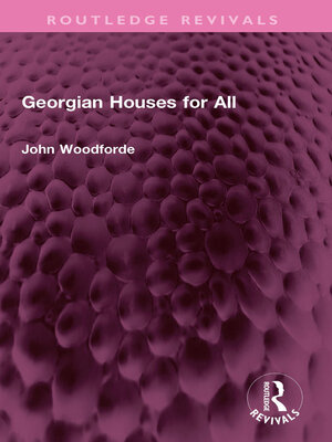 cover image of Georgian Houses for All